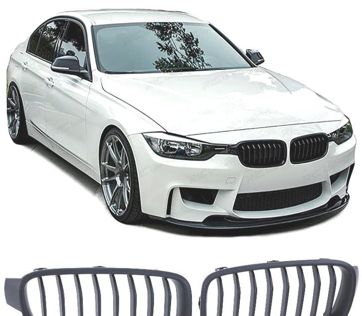 Calandres Pour Bmw F30 F31 11-19 Look Performance Noir Mat, Auto-onderdelen, Carrosserie, Verzenden