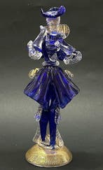 Murano Nobiluomo dEpoca - H 25 cm - Figuur - Vetro