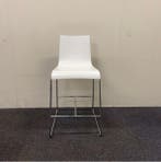 barkruk zithoogte 61 cm, wit - chroom