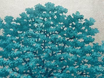 Blue Tree - Hajime Namiki  (b 1947) - Japan