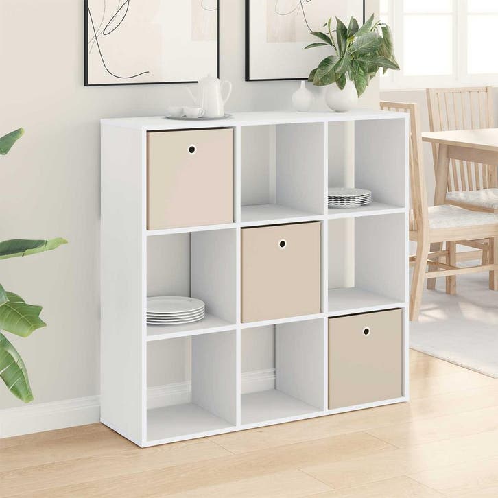 vidaXL Dressoir met lade Wit 102 x 31 x 99,5 cm, Huis en Inrichting, Kasten | Dressoirs, Nieuw, Verzenden