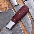 Keukenmes - Chefs knife - Gevouwen staal ,Micarta-plaat -
