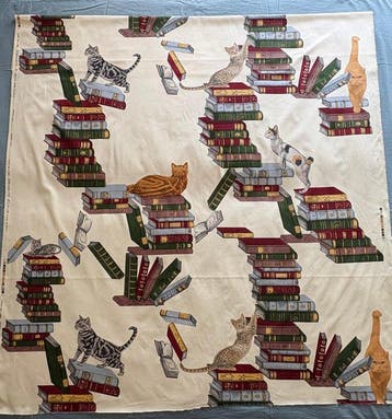 Piero Fornasetti - vintage stof Fornasetti - Textiel - 170