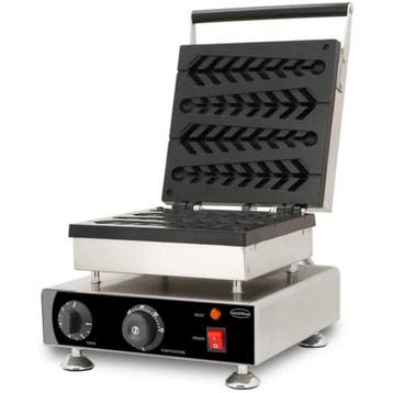 Wafelijzer | Enkel | Lollypopwafels (223x52x40mm) | 1.75kW, Verzenden