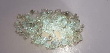 Geen voorraad fluorescerend petroleum kwarts Kristalen- 30 g