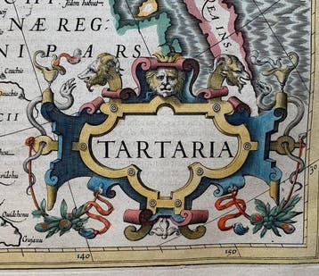Rusland - Tartarië, Centraal-Azië, Mongolië; G. Mercator/H., Nieuw