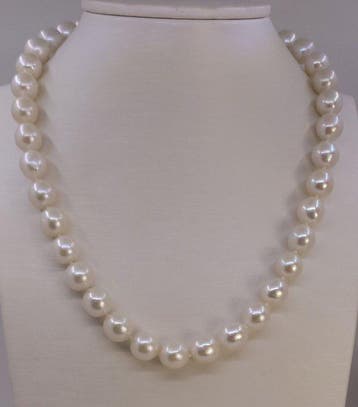 Sans prix de réserve - Collier Argent - Edison Pearls, 10 ×, Nieuw
