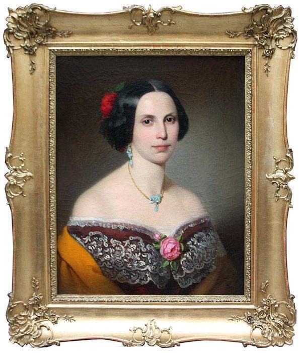 Franz Schrotzberg (1811-1889), attributed to - Pair of, Antiquités & Art, Art | Peinture | Classique