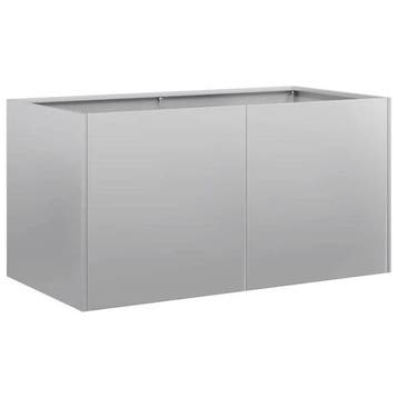Plantenbak 80cm | Retour Deal | 34% korting, Zo goed als nieuw, Metaal, 60 tot 100 cm, Rechthoekig
