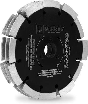 2dekans | VONROC 3-in-1 Diamantzaagblad - 150x22,2mm - Voor, Ophalen of Verzenden, Nieuw