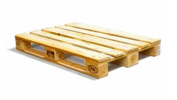 Europallet 4-weg 1200x800x150 mm 1500kg 1e keus gebruikt, Articles professionnels, Stock & Retail | Emballage & Expédition, Ophalen of Verzenden
