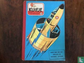 Kuifje (tijdschrift) - Verzameling Kuifje 34 - 1956, Eén stripboek, Verzenden, Gelezen