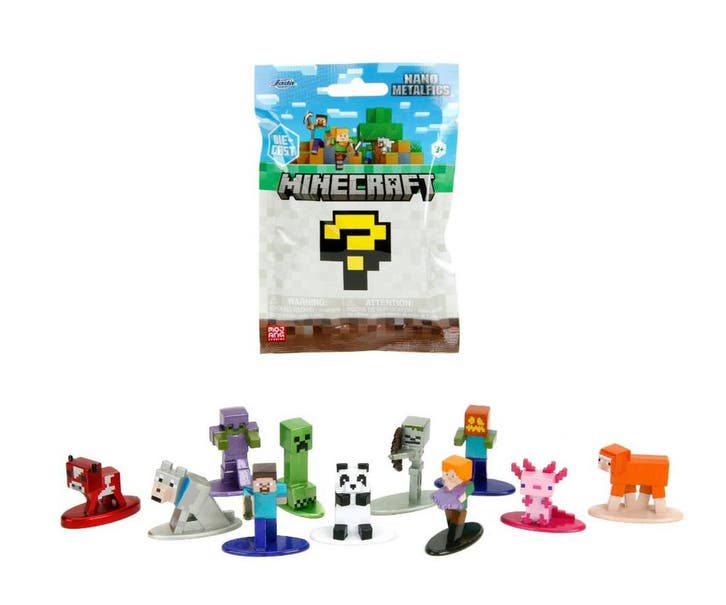 Minecraft Nano Metalfig Diecast Mystery Mini Figure, Collections, Cinéma & Télévision, Enlèvement ou Envoi