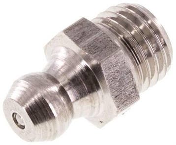 Graisser Droit Acier Inoxydable M8x1 DIN 71412 [2 Pièces], Bricolage & Construction, Verzenden