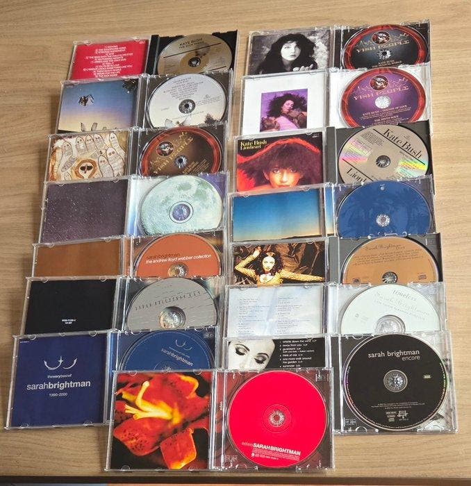 Kate Bush, Sarah Brightman - 15 x CD Albums - Diverse titels, CD & DVD, Vinyles Singles