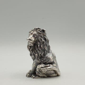 Fratelli Magrino - Leone rivestito in Argento 925 fiorentino, Antiek en Kunst