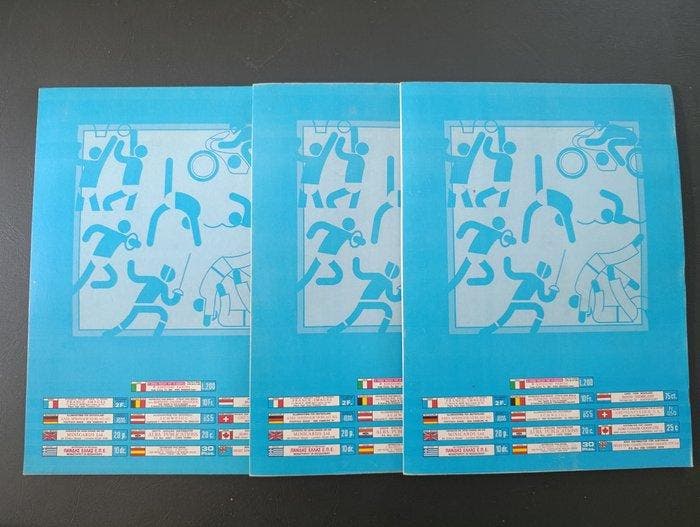 1982 Panini Sport Superstars 82 - 3 Empty Album - Good (GD), Collections, Autocollants