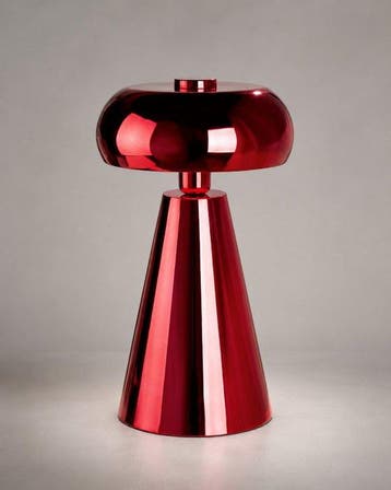 Lamp - XL Design Tafellamp - Metaal - Sculpturaal hoogglans