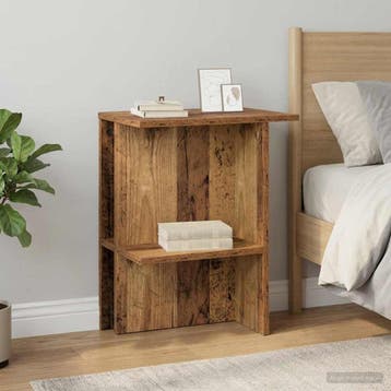 vidaXL Salontafel Oud hout 40 x 30 x 49 cm Bewerkt hout, Verzenden, Nieuw