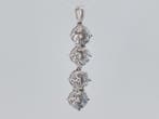 Zonder minimumprijs - Hanger - 14 karaat Witgoud - 2.06ct.