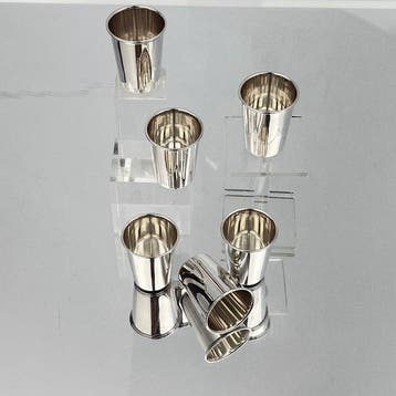 Tasse (6) - liqueur or schnapps cups, tasting goblets -