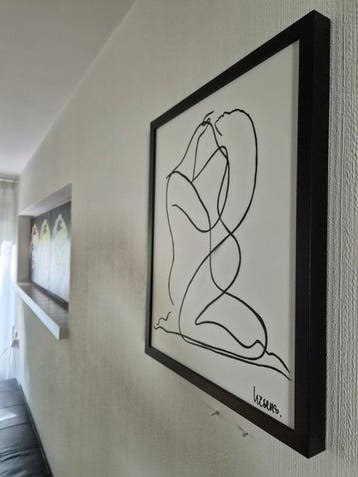 Liesens - You are my soulmate (Handpainted on white canvas