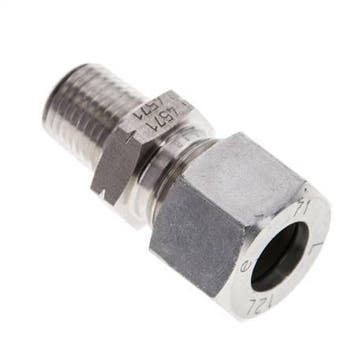 1/4 NPT mâle x 12L Anneau de coupe droit en acier, Verzenden, Nieuw
