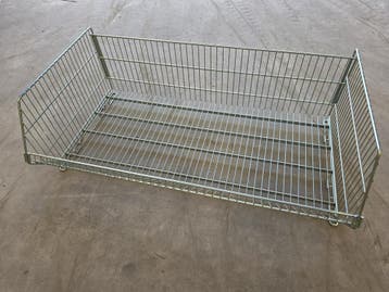 Draadmand 115x64x36cm verzinkt gebruikt, Zakelijke goederen, Kantoor en Winkelinrichting | Magazijn, Stelling en Opslag, Ophalen of Verzenden