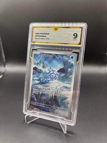 Pokémon - 1 Graded card - Cryogonal #111 Black Bolt Full art, Nieuw