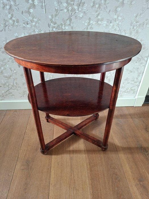 J.&J. Kohn - Josef Hoffmann - Table dappoint - 960/2 - Bois, Antiquités & Art, Art | Objets design