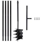vidaXL Grondboor met handvat 250 mm met verlengbuis 4 m, Verzenden, Nieuw