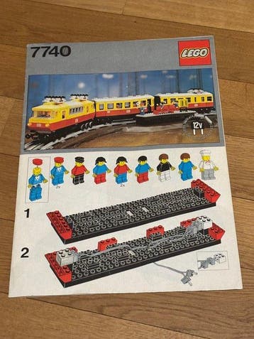 Lego Set - 7740 - Train - 7740 Inter City 12 V Elektrischer