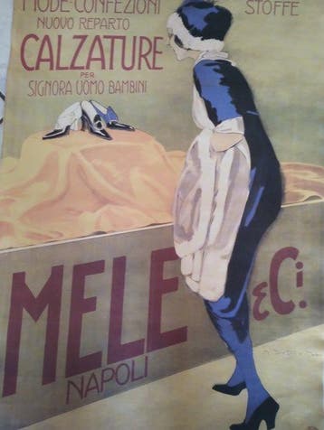 Marcello Dudovich - Poster Calzature Mele Napoli - Jaren