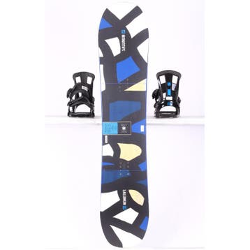 110 130 kinder snowboard SALOMON EL CAPITAN 2023, Black/blue, Verzenden