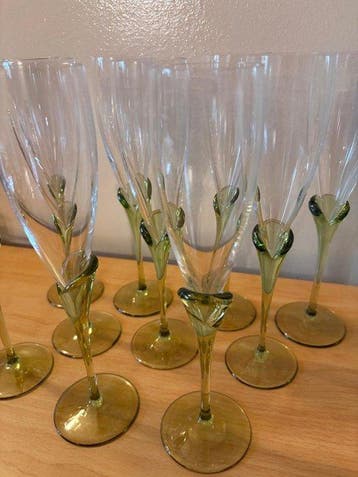 Rosenthal - Koffie- en theeservies (10) - Kristal -, Antiek en Kunst