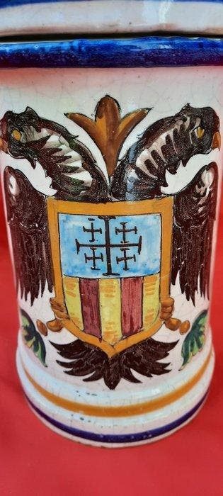 Apothekerspot / Albarello - faience, Antiek en Kunst