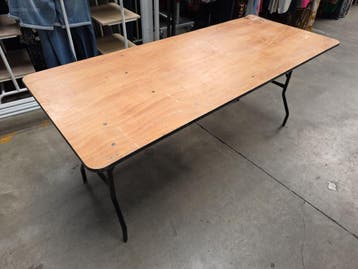 (23x) houten klaptafels en zitbanken, Nieuw in verpakking