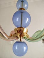 Kroonluchter - Metaal, Glas - Vintage lamp in Murano-stijl.