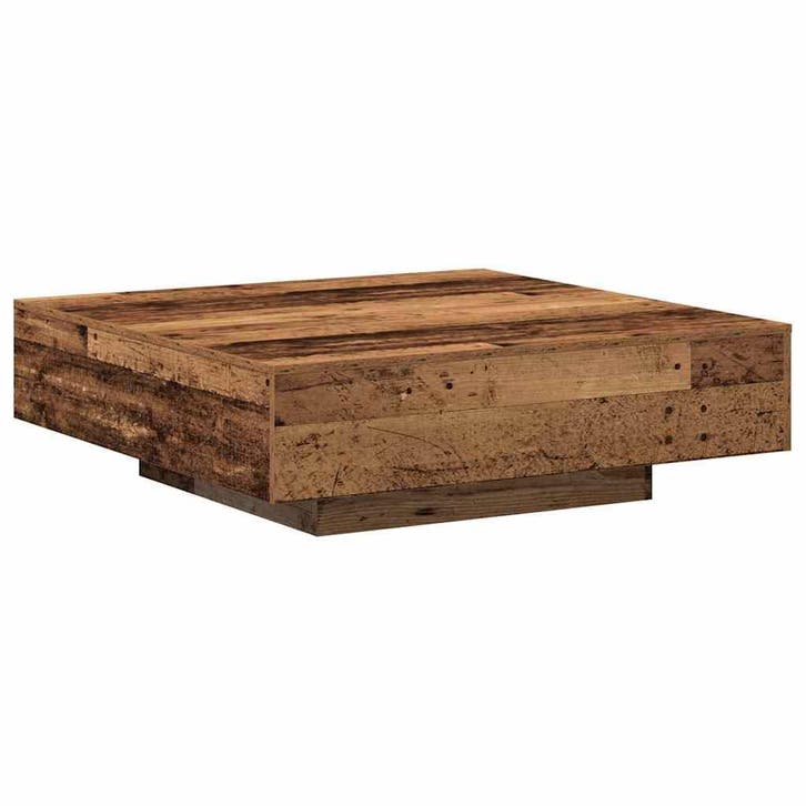 vidaXL Salontafel Oud Hout 100 x 100 x 31 cm, Huis en Inrichting, Tafels | Salontafels, Nieuw, Verzenden