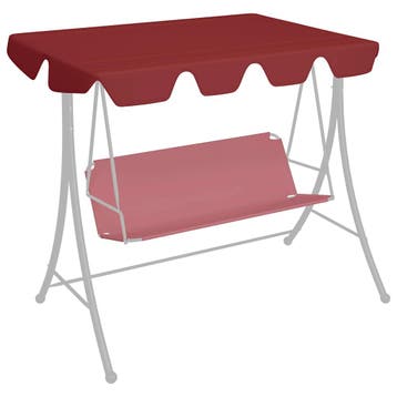 vidaXL Vervangingsluifel voor schommelbank 150/130x105/70 cm, Verzenden