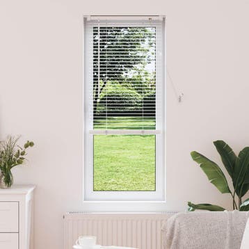 vidaXL Venetiaanse jaloezie Wit 150 x 40 cm 25 mm PVC, Verzenden