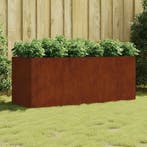 vidaXL Plantenbak verhoogd 200x80x80 cm cortenstaal, Verzenden, Nieuw