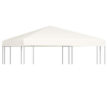 vidaXL Prieeldak 310 g/m² 3x3 m crèmewit, Verzenden