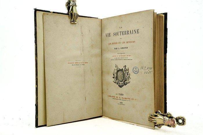 L. Simonin - La vie souterraine ou les mines et les mineurs, Antiek en Kunst, Antiek | Boeken en Manuscripten
