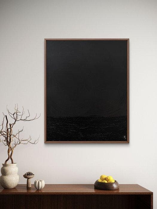 Oscar Bruno - “ Black Stile N68 “ - XL -, Antiek en Kunst, Kunst | Schilderijen | Modern