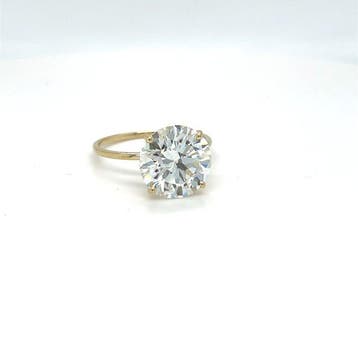 Zonder minimumprijs - Ring - 14 karaat Geel goud - 2.02ct., Handtassen en Accessoires, Ringen, Nieuw
