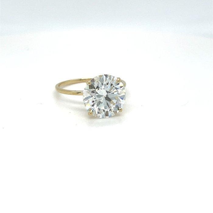 Zonder minimumprijs - Ring - 14 karaat Geel goud - 2.02ct., Handtassen en Accessoires, Ringen