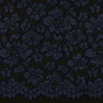 10 meter kant stof - Navy - 100% polyester, Hobby en Vrije tijd, Stoffen en Lappen, 120 cm of meer, Kant, Verzenden, Blauw