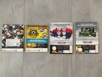 2017/18, 2016/17, 2014/15, 2011/12 Panini - 4 Album complet, Collections