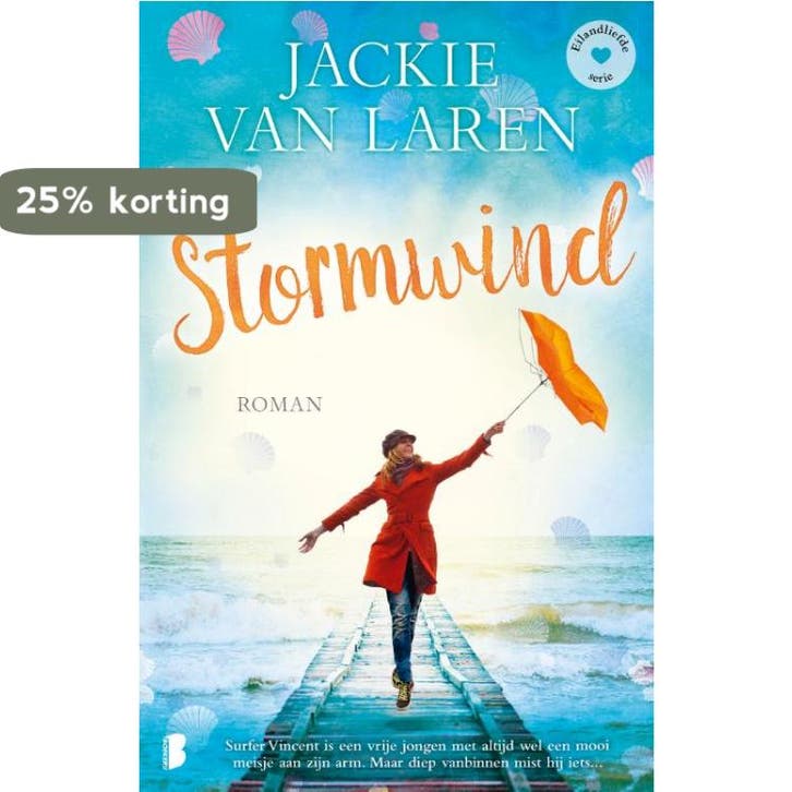 Stormwind / Eilandliefde / 2 9789022587584 Jackie van Laren, Boeken, Romans, Zo goed als nieuw, Verzenden